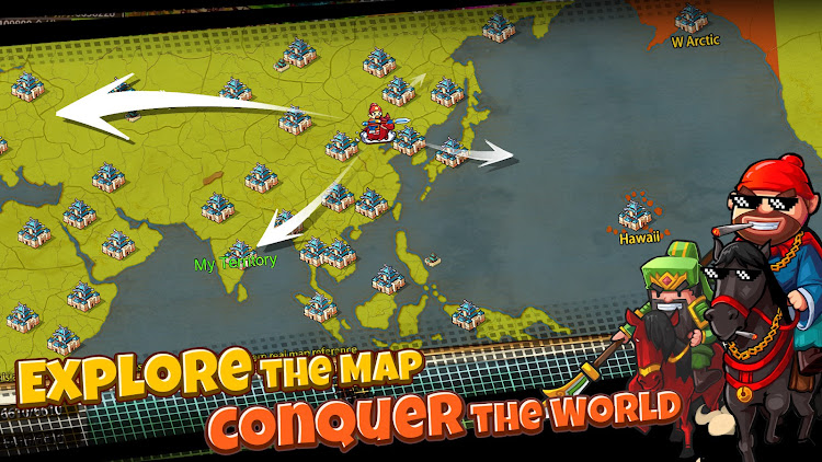 #2. Lil' Conquest (Android) By: YIYI game