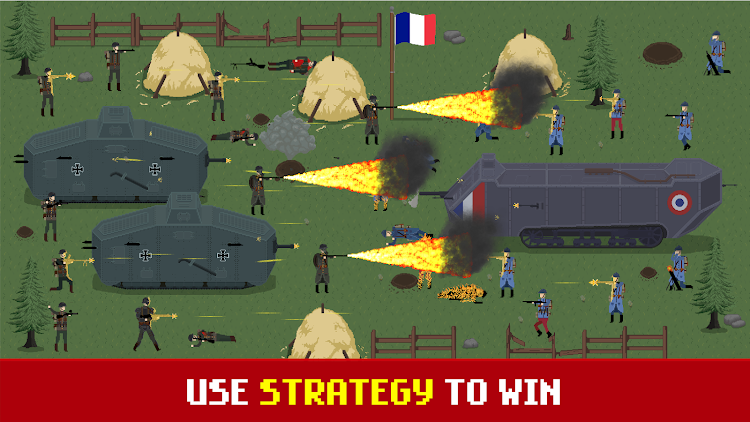 #2. Trench Warfare WW1: RTS Battle (Android) By: SimpleBit Studios