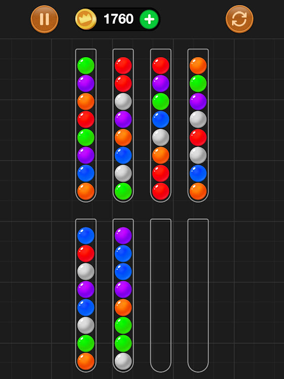 #2. Wooden Ball Sort - Puzzle Game (Android) By: Metajoy