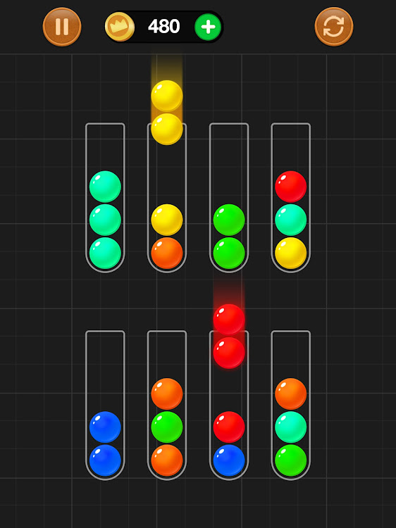 #3. Wooden Ball Sort - Puzzle Game (Android) By: Metajoy