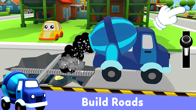 #2. Construction Vehicles & Trucks (Android) By: Timpy Games For Kids, Toddlers & Baby