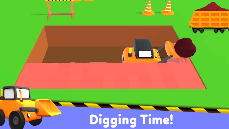 #4. Construction Vehicles & Trucks (Android) By: Timpy Games For Kids, Toddlers & Baby