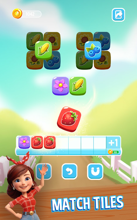 #4. Tile Rush - Match and Farm (Android) By: Parrotgames