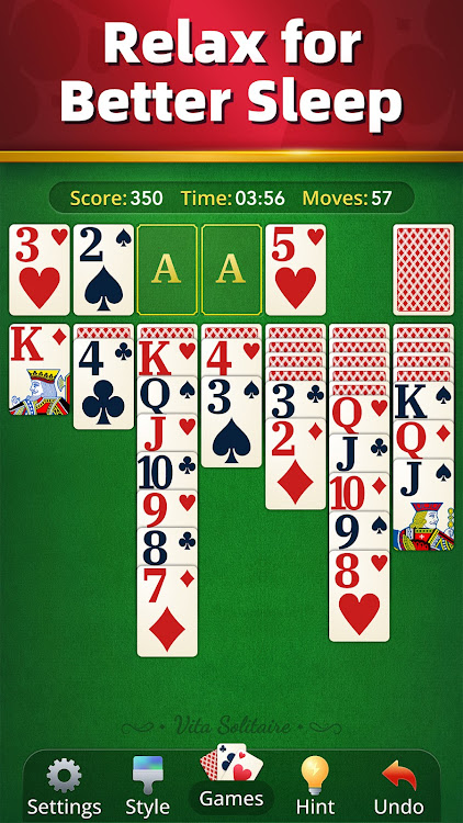 #5. Vita Solitaire for Seniors (Android) By: Vita Studio.