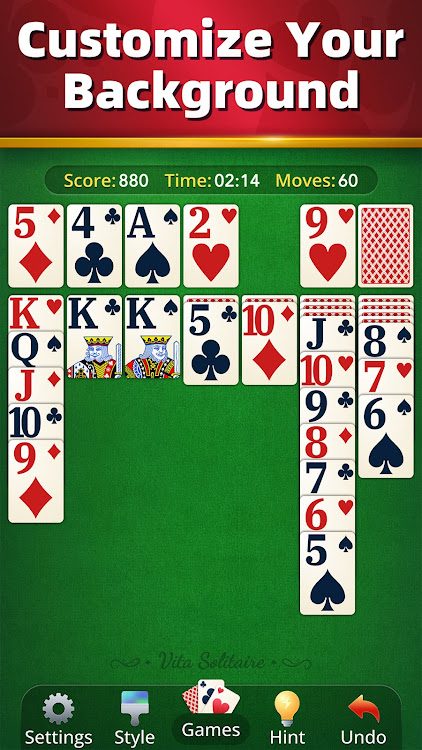 #6. Vita Solitaire for Seniors (Android) By: Vita Studio.