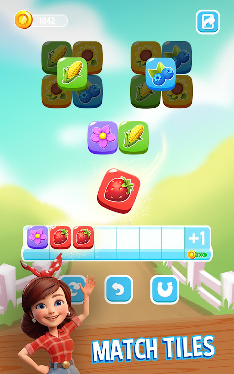 #7. Tile Rush - Match and Farm (Android) By: Parrotgames