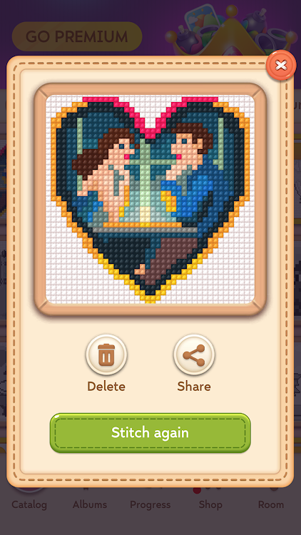 #4. Craft Cross Stitch: Pixel Art (Android) By: Playcus Limited