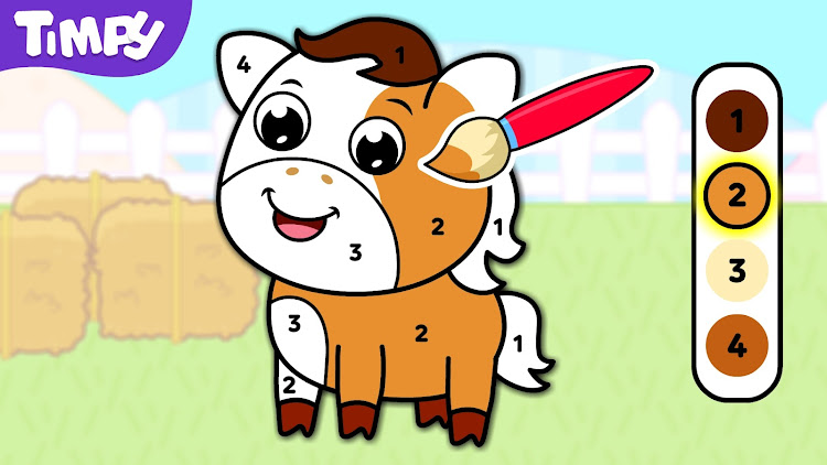 #4. Timpy Kids Animal Farm Games (Android) By: Timpy Games For Kids, Toddlers & Baby