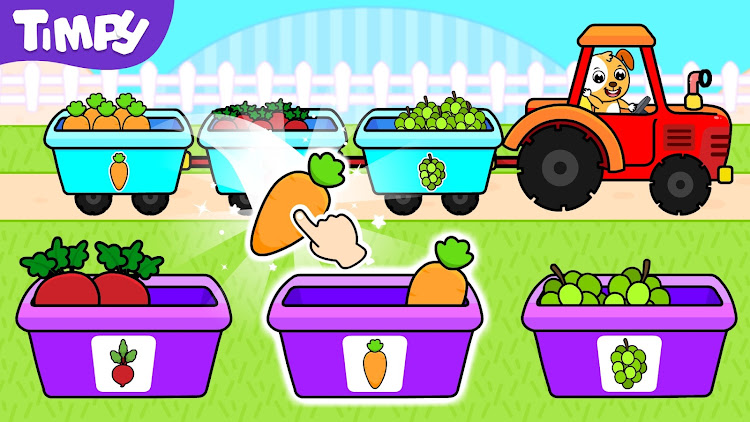 #6. Timpy Kids Animal Farm Games (Android) By: Timpy Games For Kids, Toddlers & Baby