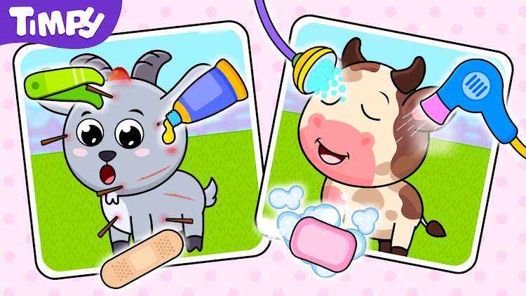 #7. Timpy Kids Animal Farm Games (Android) By: Timpy Games For Kids, Toddlers & Baby