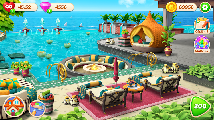 #8. Makeover Master - Home Design (Android) By: Bigcool Games