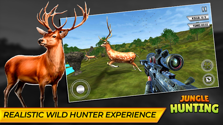 #5. Wild Animal Hunting Games Gun (Android) By: Iron Cloud Studio