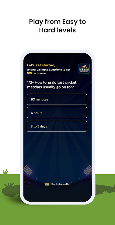 #8. CricQ - Cricket Quiz (Android) By: CoolBoots Media