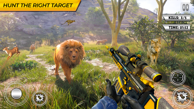 #8. Wild Animal Hunting Games Gun (Android) By: Iron Cloud Studio