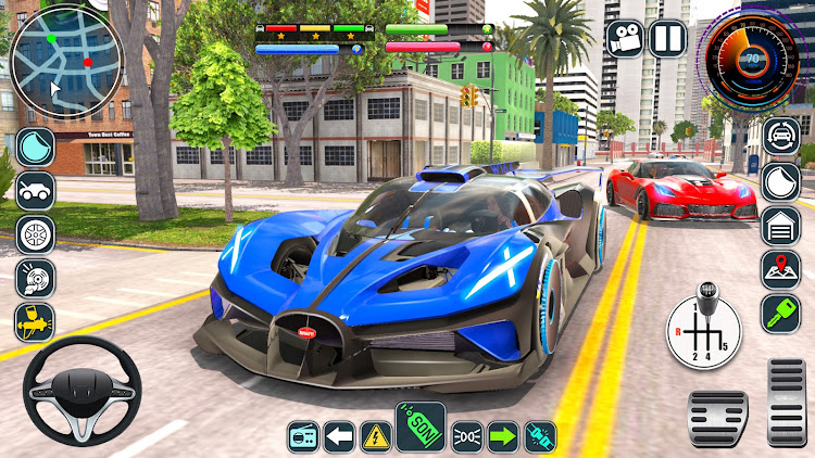 #2. Super Car Game - Lambo Game (Android) By: Trioz Studio