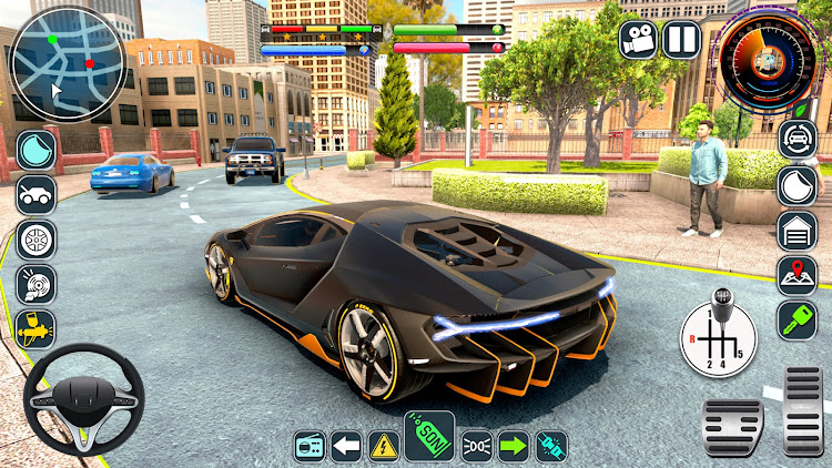 #3. Super Car Game - Lambo Game (Android) By: Trioz Studio