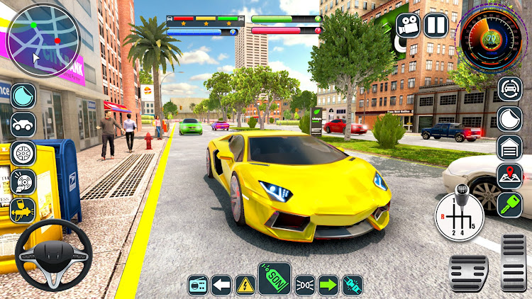 #4. Super Car Game - Lambo Game (Android) By: Trioz Studio