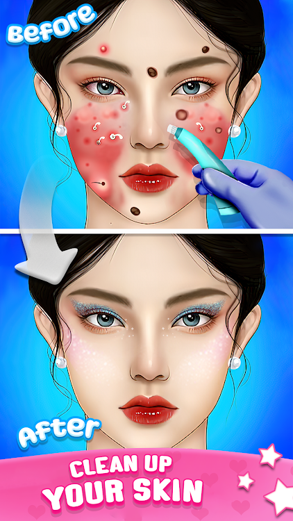 #8. ASMR Doctor Game: Makeup Salon (Android) By: Kitchen Tales