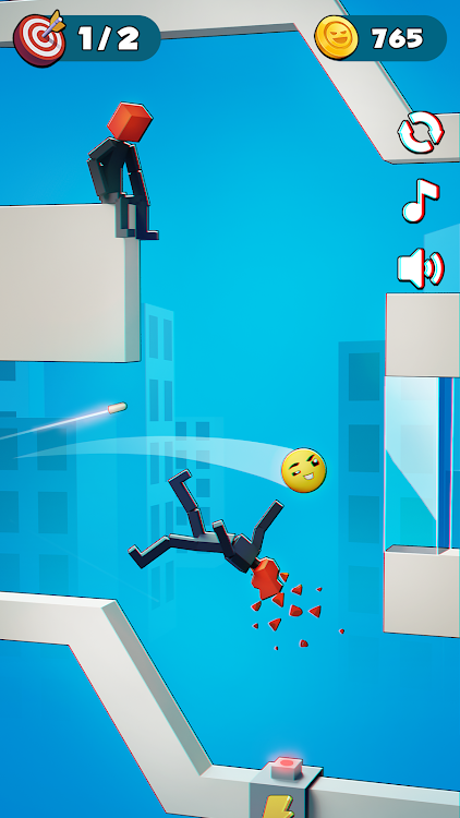 #2. Bullet Smile: Ragdoll Sandbox (Android) By: TakeTop Entertainment