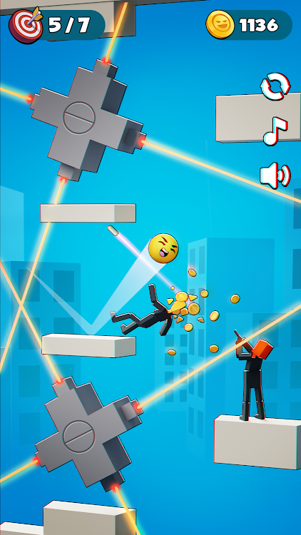 #4. Bullet Smile: Ragdoll Sandbox (Android) By: TakeTop Entertainment