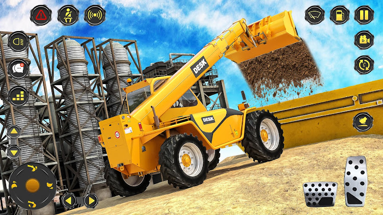 #4. JCB Excavator Simulator JCB 3D (Android) By: GamesPivot