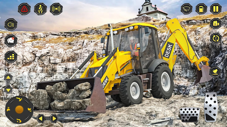 #5. JCB Excavator Simulator JCB 3D (Android) By: GamesPivot