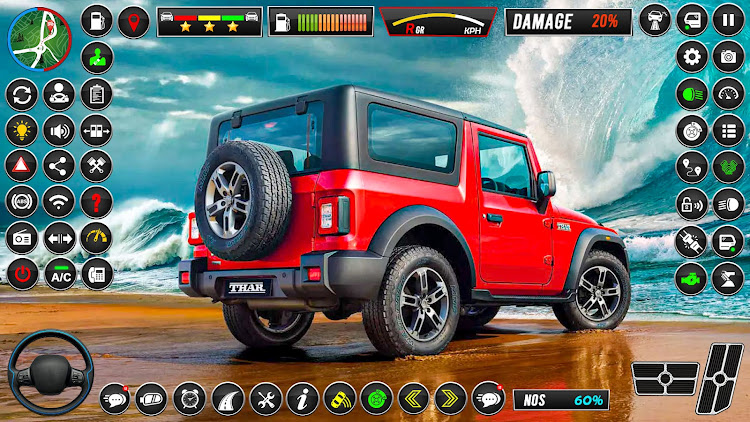 #3. Offroad Jeep Driving:Jeep Game (Android) By: Right Solution Inc