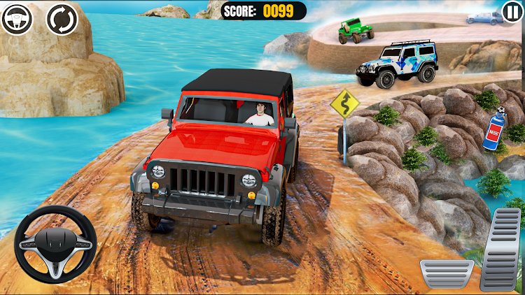 #3. Offroad Jeep Game Simulator (Android) By: Game Tap