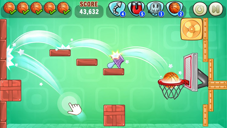 #4. Basketball Games: Hoop Puzzles (Android) By: RV AppStudios