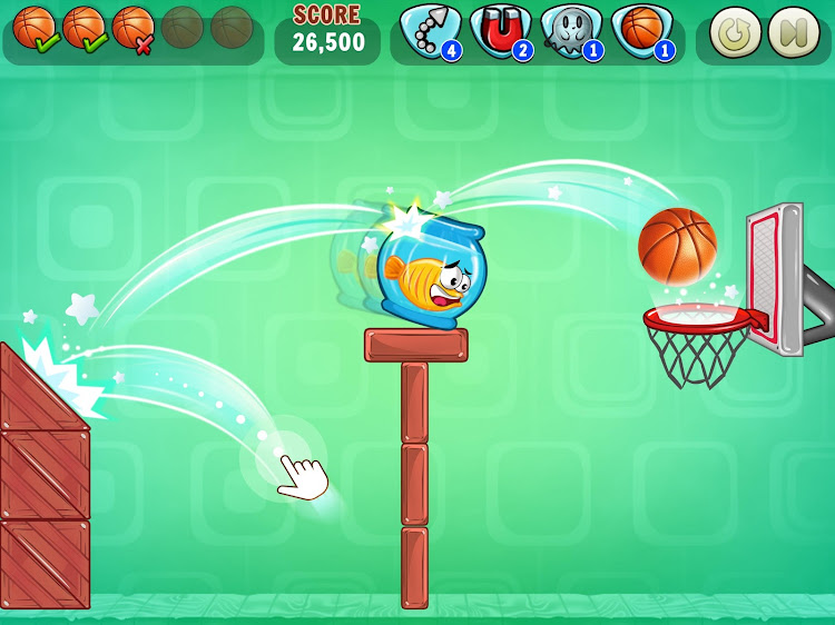 #9. Basketball Games: Hoop Puzzles (Android) By: RV AppStudios