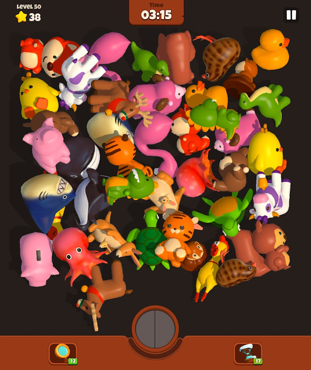 #10. HappyPuzzle® Matching 3D Games (Android) By: Games Vessel