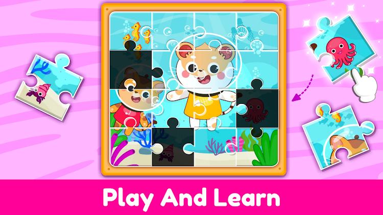 #2. Kids Puzzle Games for Toddlers (Android) By: ElePant: Kids Learning Games for Toddlers & Baby