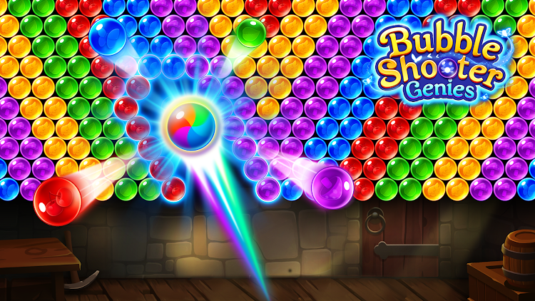 #3. Bubble Shooter Genies (Android) By: PUZZLEJOY