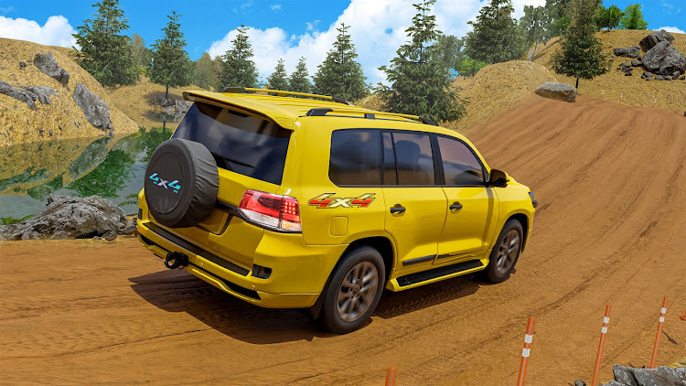 #9. Offroad Prado Driving Car Game (Android) By: SpeedPacer Games