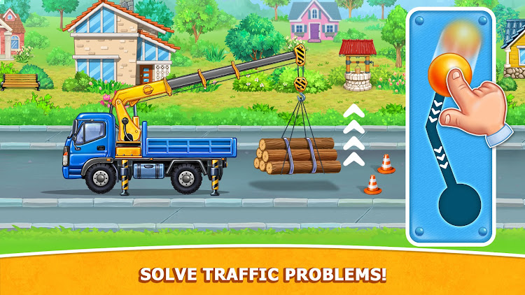 #2. Kids Truck: City Builder Games (Android) By: GoKids! publishing