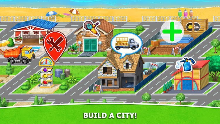 #6. Kids Truck: City Builder Games (Android) By: GoKids! publishing