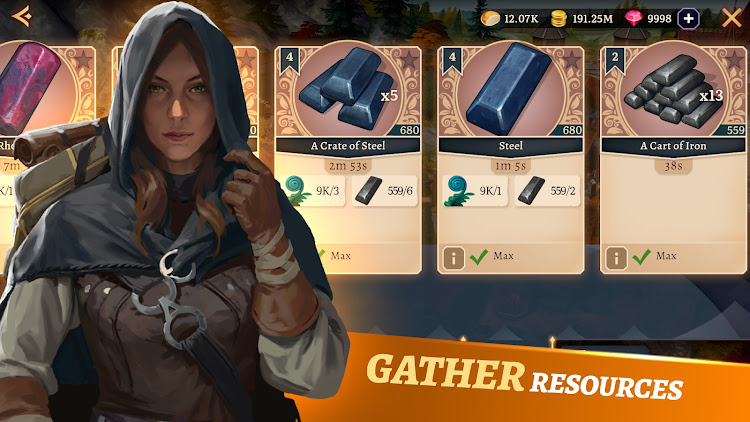 #4. Battlesmiths: Medieval Life (Android) By: Ragnarocket