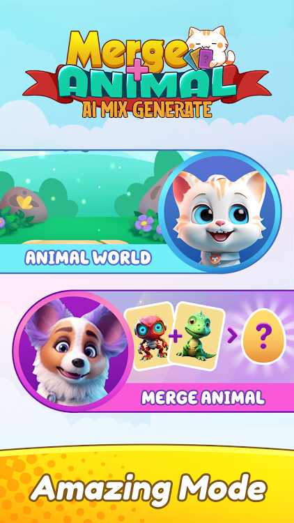 #7. Merge Animal : AI Mix Generate (Android) By: Sky Central