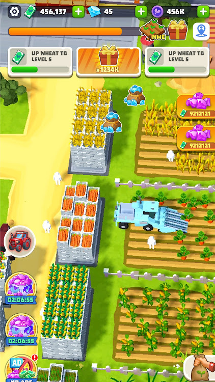 #5. Farm Frenzy Tycoon - Idle Game (Android) By: MAGIC SEVEN CO., LIMITED