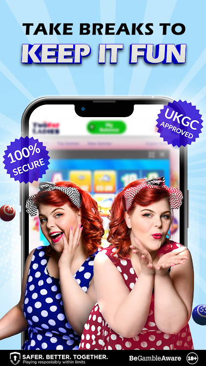 #4. Two Fat Ladies - Bingo & Slots (Android) By: Rank Digital Services (Gibraltar) Limited