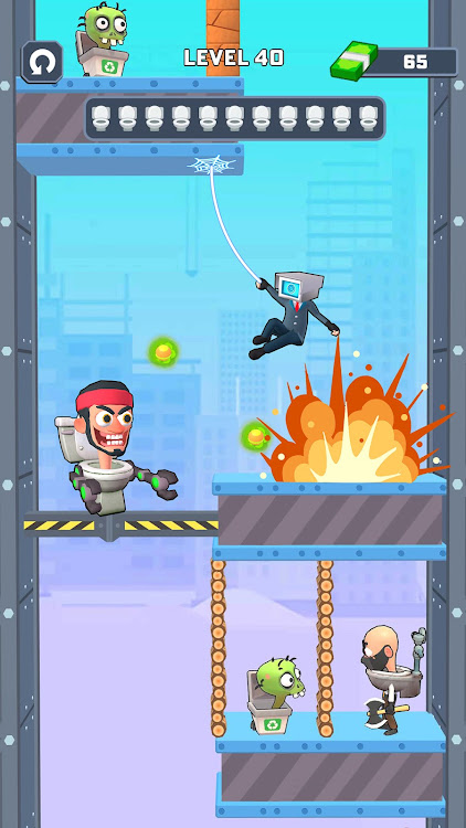 #4. Swing Monster: Decisive Battle (Android) By: Bravestars Publishing