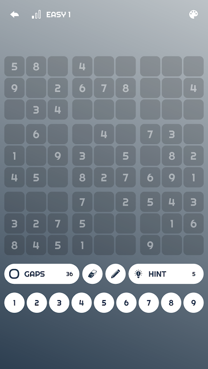 #5. Classic Daily Sudoku (Android) By: Reysa Dijital