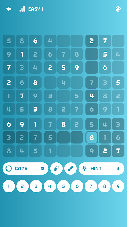 #6. Classic Daily Sudoku (Android) By: Reysa Dijital