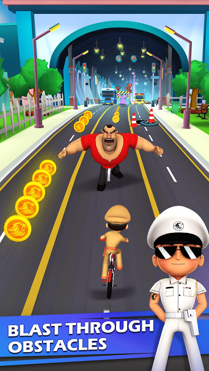 #3. Little Singham BMX Racing (Android) By: Zapak