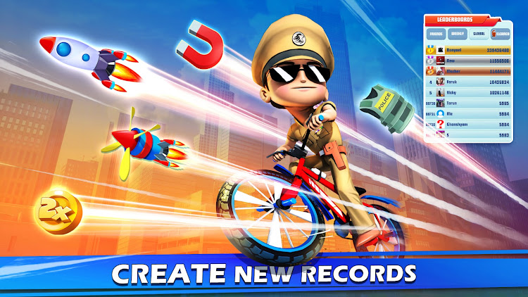 #6. Little Singham BMX Racing (Android) By: Zapak