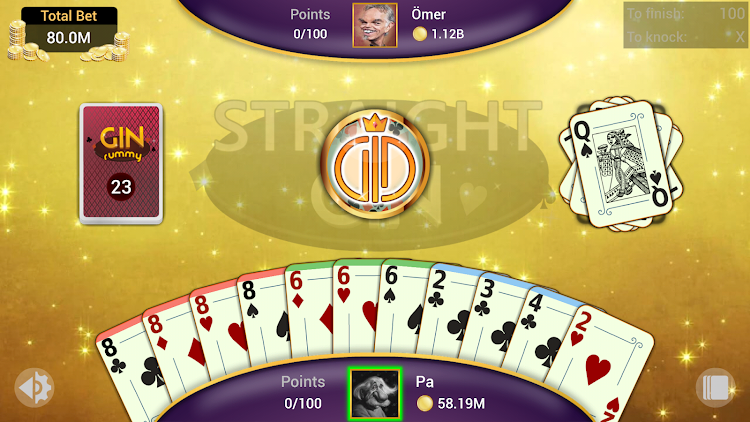 #4. Gin Rummy - Offline Card Games (Android) By: SNG Games