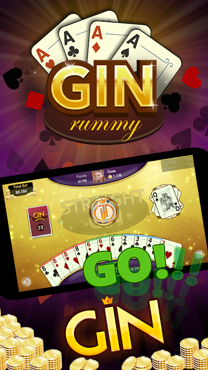 #9. Gin Rummy - Offline Card Games (Android) By: SNG Games