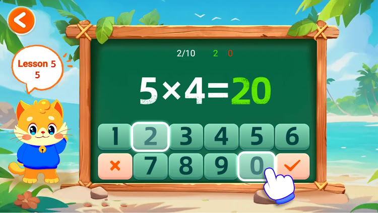 #6. Math for Kids - Logic Games (Android) By: WizSprint