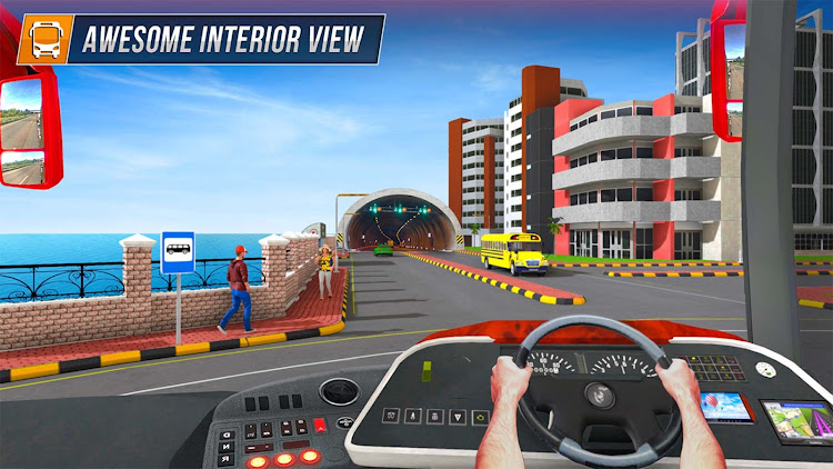 #6. Modern Bus Simulator: Bus Game (Android) By: GAMEXIS