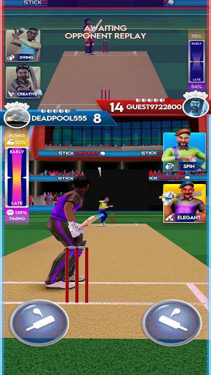 #4. Stick Cricket Clash 24 T20 (Android) By: JioGames Publishing